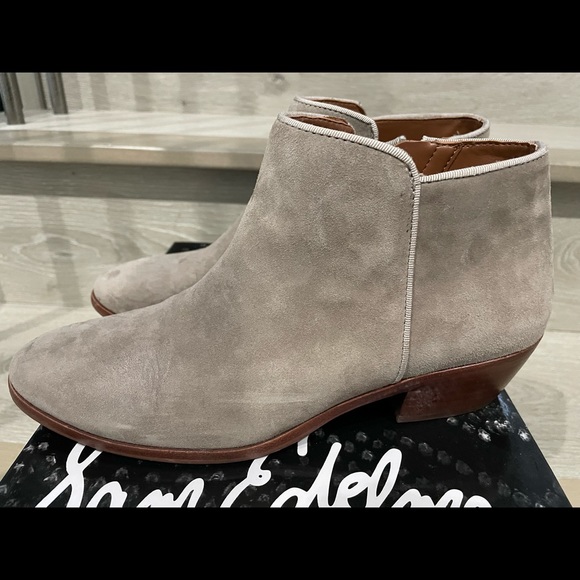 Sam Edelman Suede Ankle Boots - Picture 2 of 5